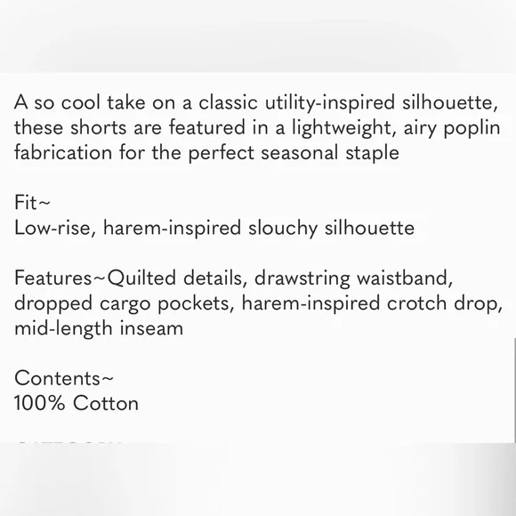 Free People Moon Bay Parachute Shorts Sz Large NWT - Picture 2 of 12